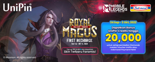 MLBB Season Baru Telah Dimulai – Top Up Diamonds MLBB dan Dapatkan Bonus UniPin Credits hingga 20,000
